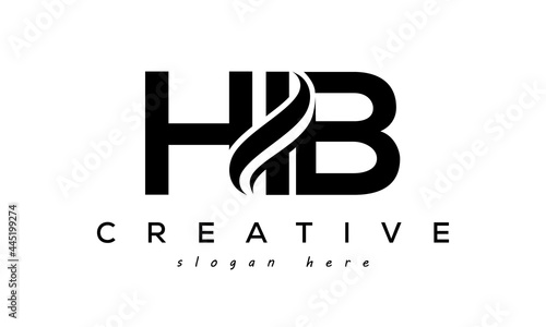 HIB creative luxury logo design photo