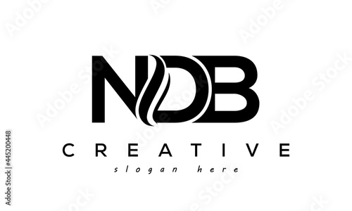 NDB creative luxury logo design photo