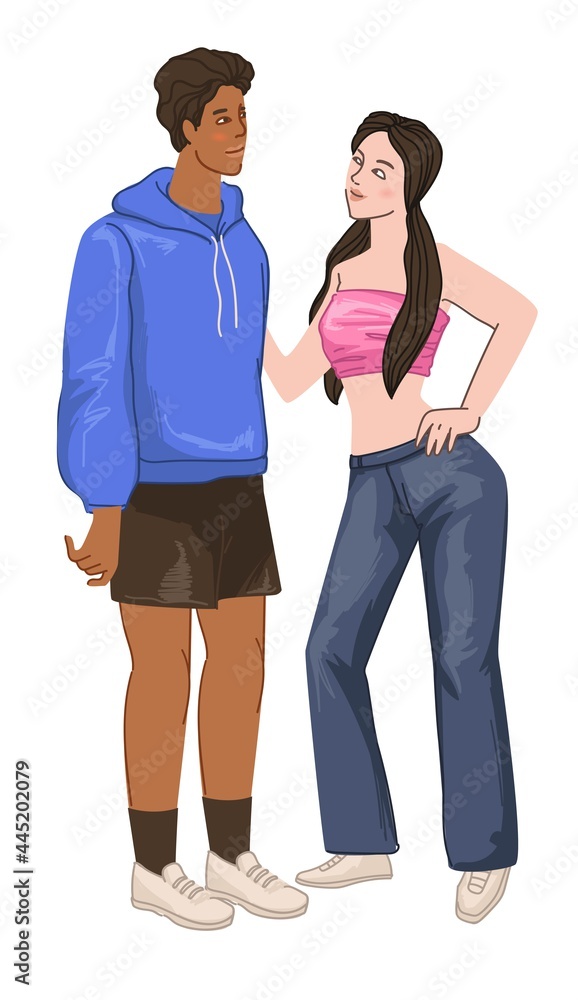 Teenagers from 2000s, fashion and style of 00s Teenagers from 2000s, fashion and style of 00s