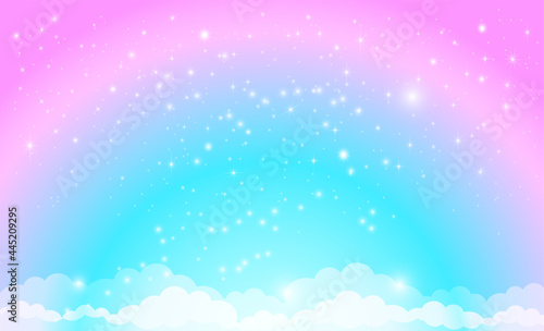 Fantasy background in sparkling stars for design.