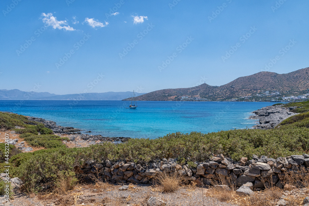 Obraz premium Dianiskari Beach on the Greek island of Crete