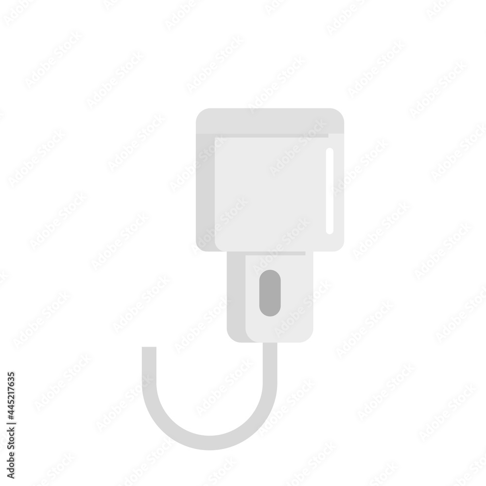 Ultrasonic scanner icon flat isolated vector Ultrasonic scanner icon flat isolated vector