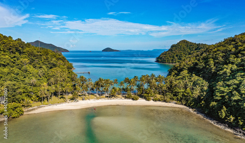 Aerial view of Koh Ngam  in Koh Chang  Trat  thailand