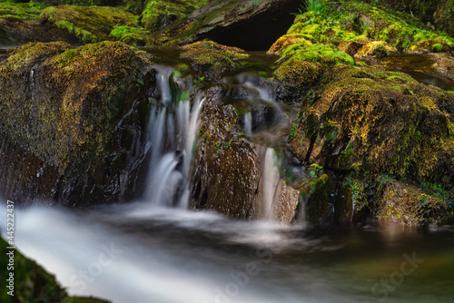 Wasserlauf langzeitbelichtet