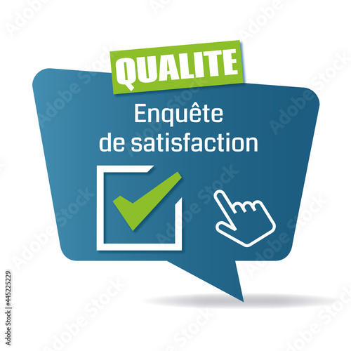Logo enquête de satisfaction.