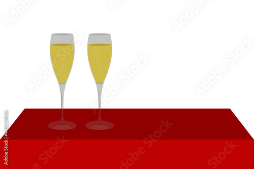 Champagne glasses