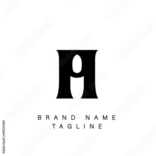 Simple illustration logo for financial company.