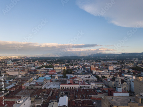 Aerial view of Guatemala City.