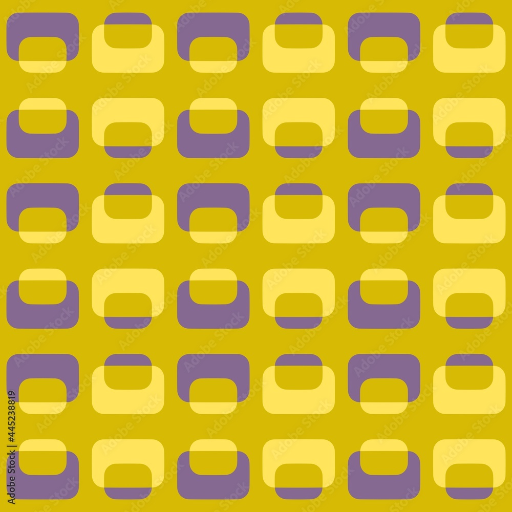 Rounded abstract seamless pattern - accent for any surfaces. Rounded abstract seamless pattern - accent for any surfaces.