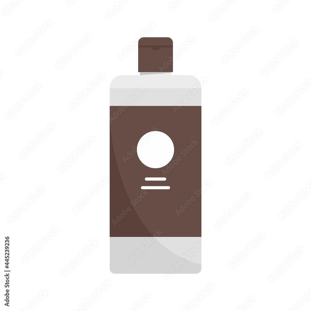 Hair dye icon flat isolated vector Hair dye icon flat isolated vector