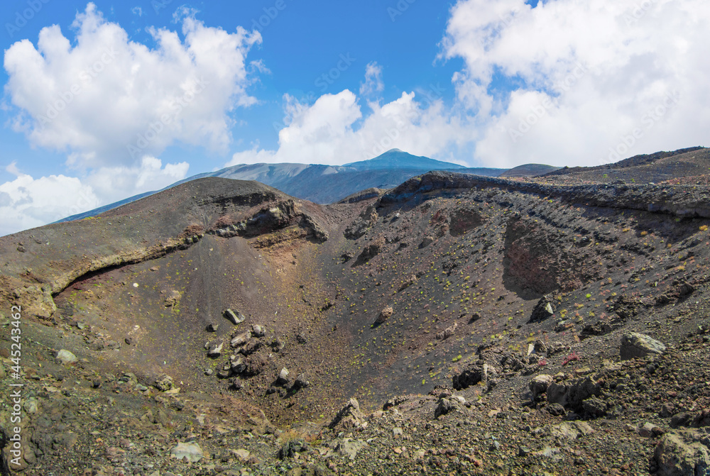 Etna (Sicilia, Italy) - The Mount Etna is the active stratovolcano in the metropolitan city of Catania, Sicily region. It is one of the tallest active volcano in Europe, with 3326 meters.