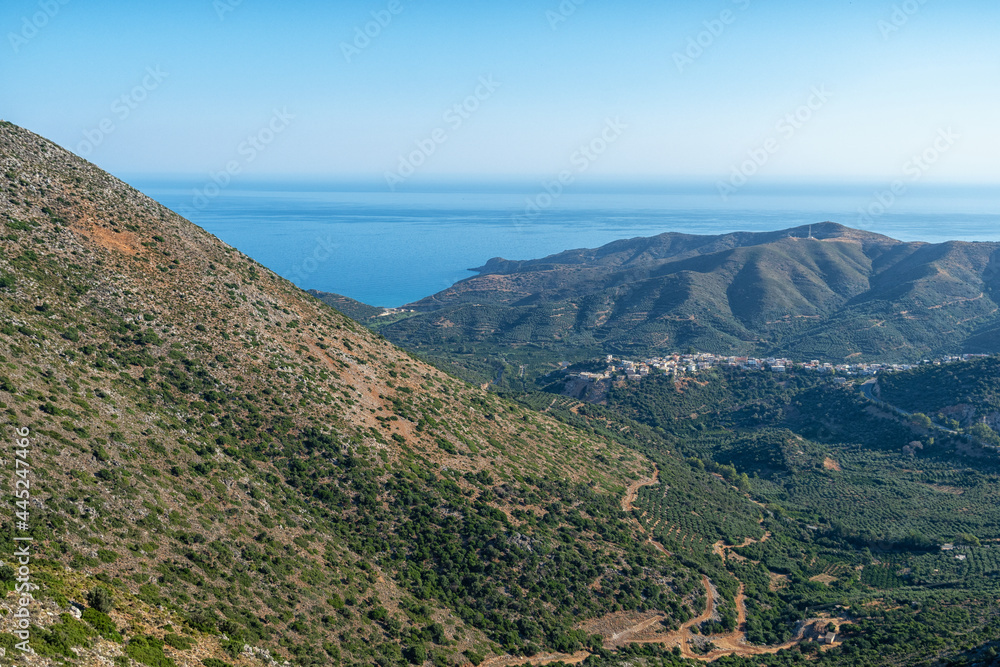 The mountain village of Metokhi Irisiana on the Greek island of Crete