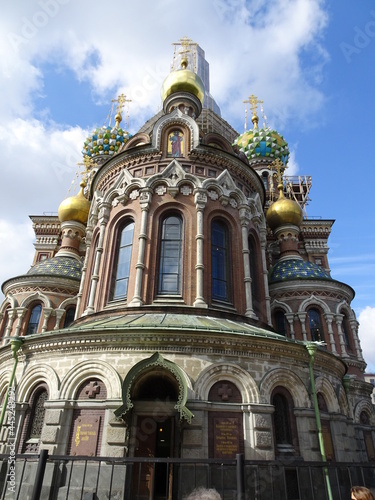 Church of the Savior on Spilled Blood St Petersburg outside