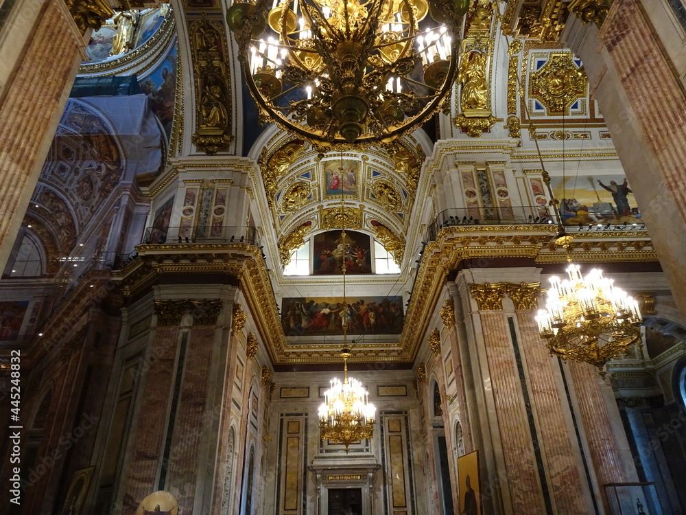 Peter and Paul Cathedral St Petersburg inside