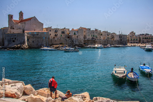 The old town and the harbor of Giovinazzo