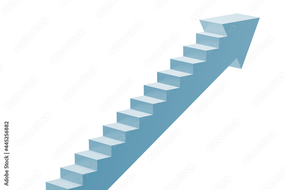 Career ladder business concept with steps Career ladder business concept with steps