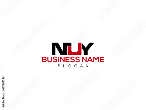 Letter NUY Logo Icon Vector Image Design For Company or Business photo