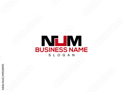 Obraz na plátně Letter NUM Logo Icon Vector Image Design For Company or Business