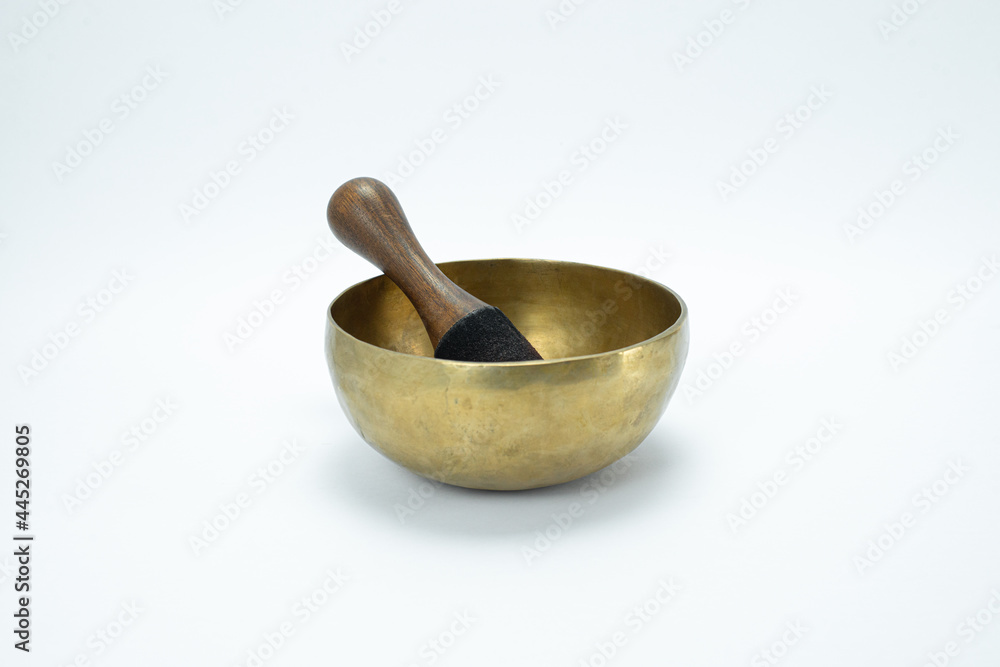 handmade tibetan singing bowl white background handmade tibetan singing bowl white background