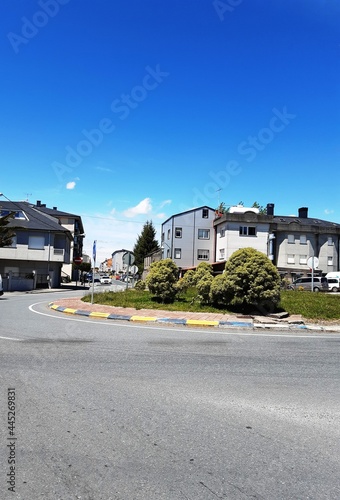 Rotonda de Teixeiro en Galicia photo