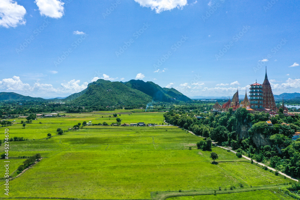 Wat Tham Khao Noi and Wat Tham Sua in Kanchanaburi, Thailand