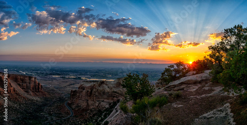 Sunrise in Colorado National Monument photo