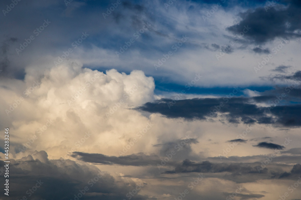 Storm clouds background, dramatic sky