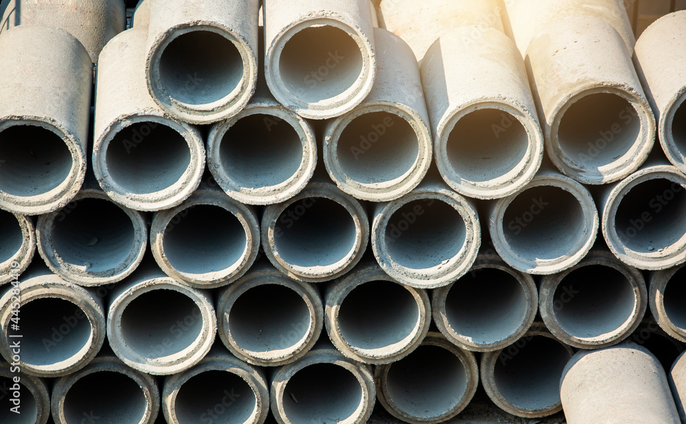 Concrete drainage pipes for industrial building construction. Industrial concrete pipe for building construction. Concrete drainage pipes for industrial building construction. Industrial concrete pipe for building construction.