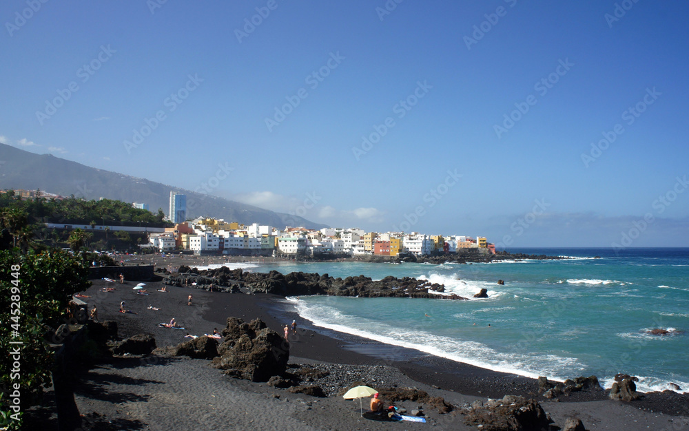 Beautiful places of the island of Tenerife. Canary Islands. Spain.