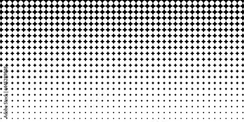 white circles black background for textile design. Dot background. Geometric texture background. Vector illustration. Stock image.