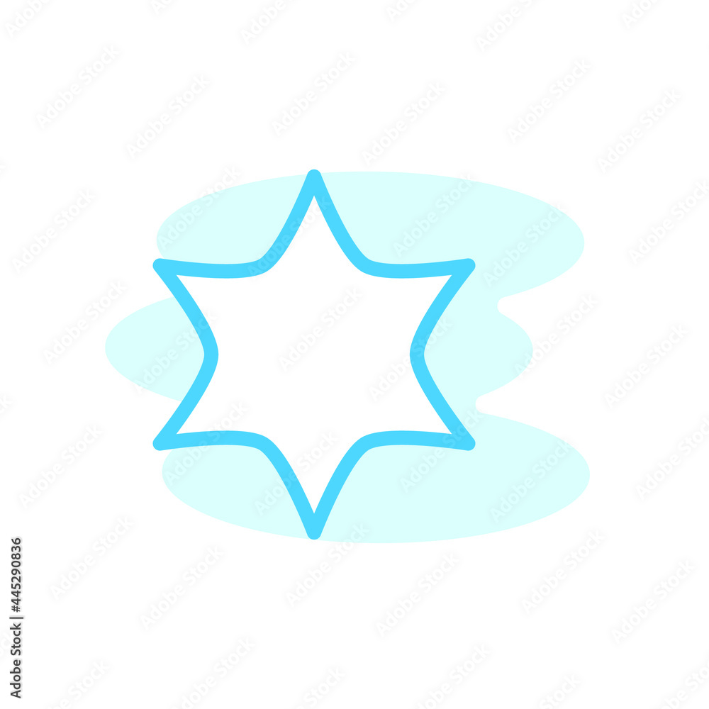 Illustration Vector Graphic of Star icon - obrazy, fototapety, plakaty 