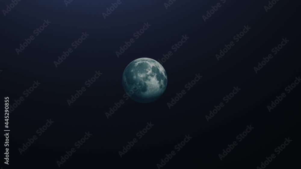 4K moon in dark space, great universe 4K moon in dark space, great universe