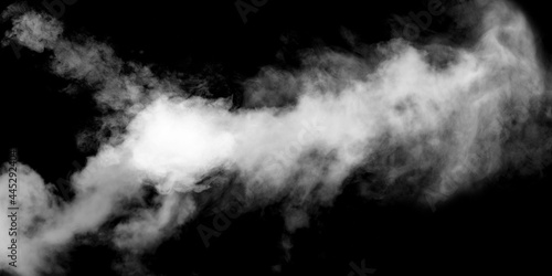 Smoke Stock Image Black Background 