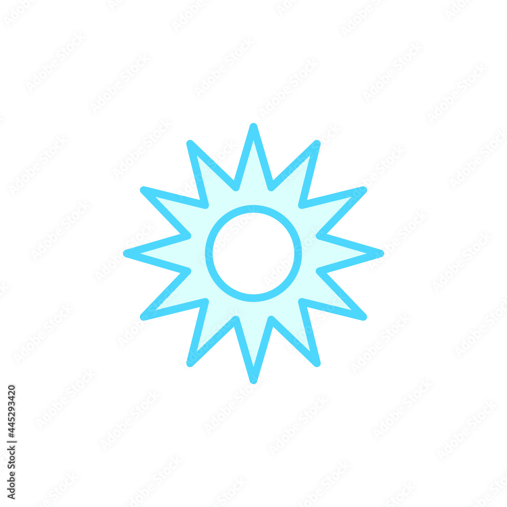 Illustration Vector graphic of sun icon. Fit for sunshine, sunlight, sunny, sunrise etc. Illustration Vector graphic of sun icon. Fit for sunshine, sunlight, sunny, sunrise etc.