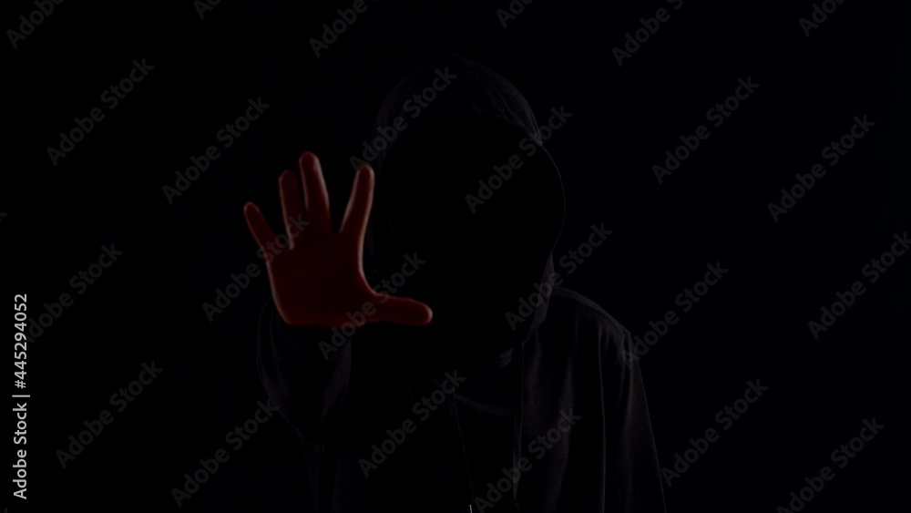 Hacke Showing Stop Hand
Hacke Showing Stop Hand