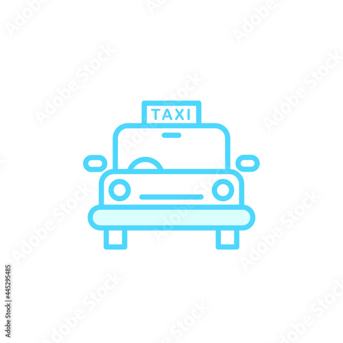 Wallpaper Mural Illustration Vector graphic of taxi icon. Fit for transport, vehicle, service, private etc. Torontodigital.ca