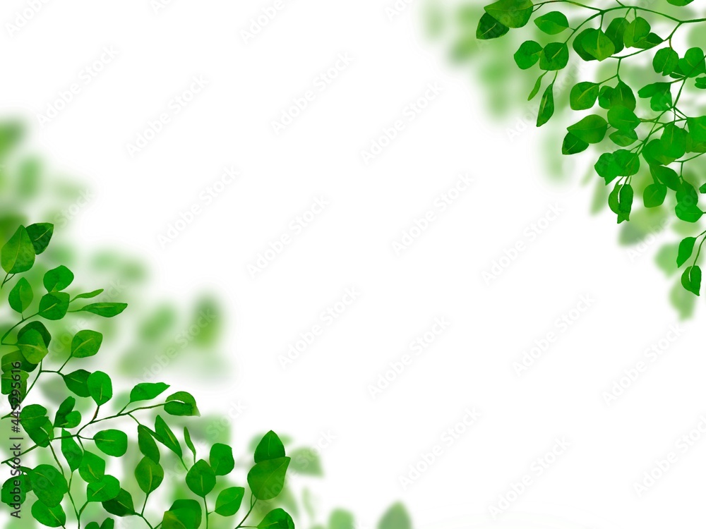 シンプルな葉っぱのフレームの背景素材 Stock Illustration Adobe Stock シンプルな葉っぱのフレームの背景素材 Stock Illustration Adobe Stock