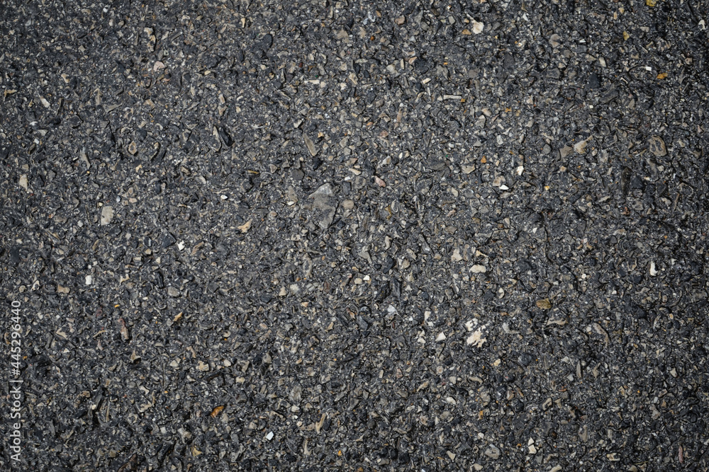 Black texture of rough asphalt road background Black texture of rough asphalt road background