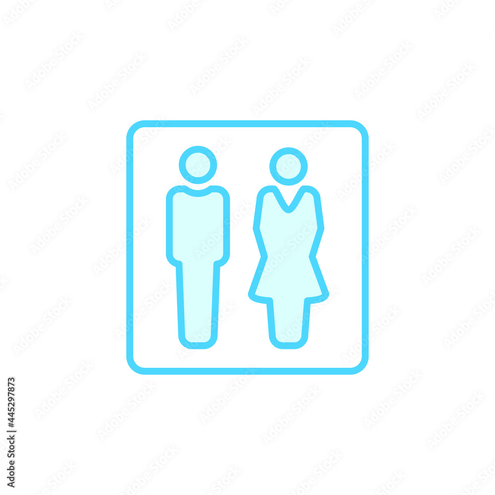 Illustration Vector graphic of toilet icon. Fit for wc, sanitary, lavatory, couple etc. Illustration Vector graphic of toilet icon. Fit for wc, sanitary, lavatory, couple etc.