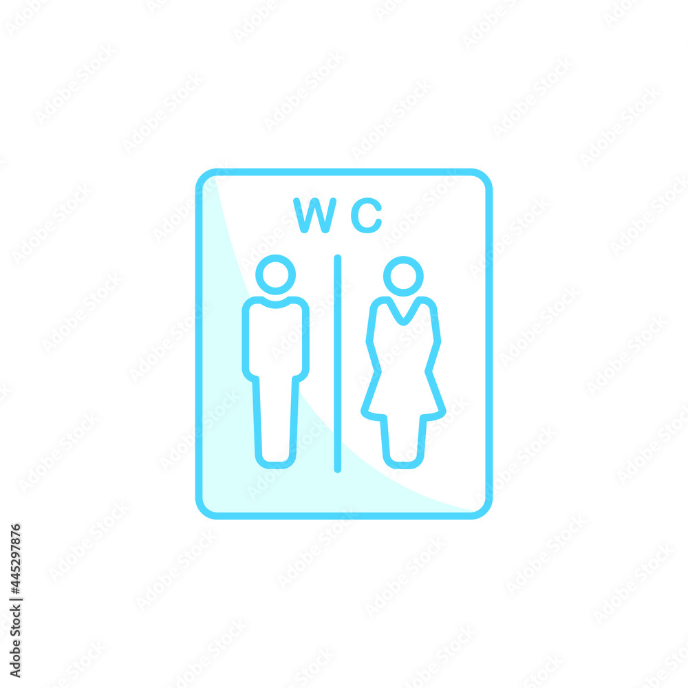 Illustration Vector graphic of toilet icon. Fit for wc, sanitary, lavatory, couple etc. Illustration Vector graphic of toilet icon. Fit for wc, sanitary, lavatory, couple etc.