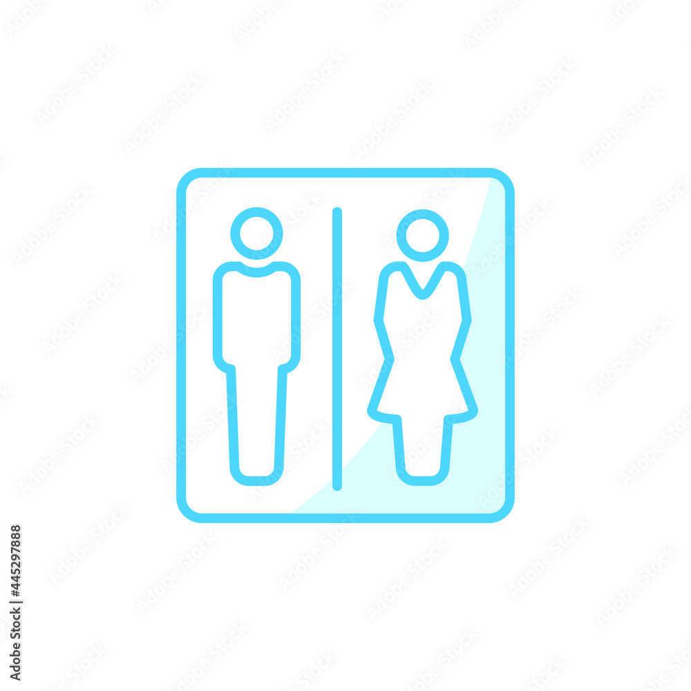 Illustration Vector graphic of toilet icon. Fit for wc, sanitary, lavatory, couple etc. Illustration Vector graphic of toilet icon. Fit for wc, sanitary, lavatory, couple etc.