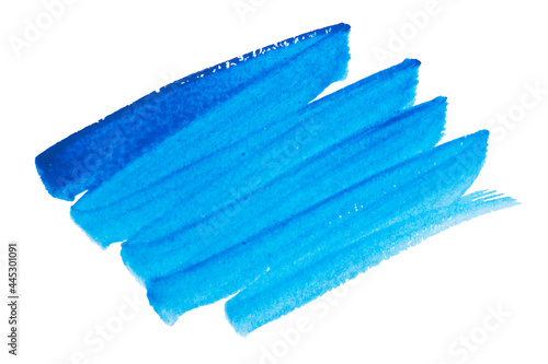 Blue paint brush for textures and backgrounds