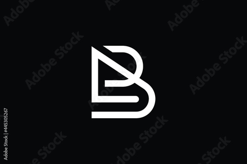 BL logo letter design on luxury background. LB logo monogram initials letter concept. BL icon logo design. LB elegant and Professional letter icon design on black background. B L LB BL