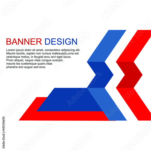 direction collection banner design and taper box