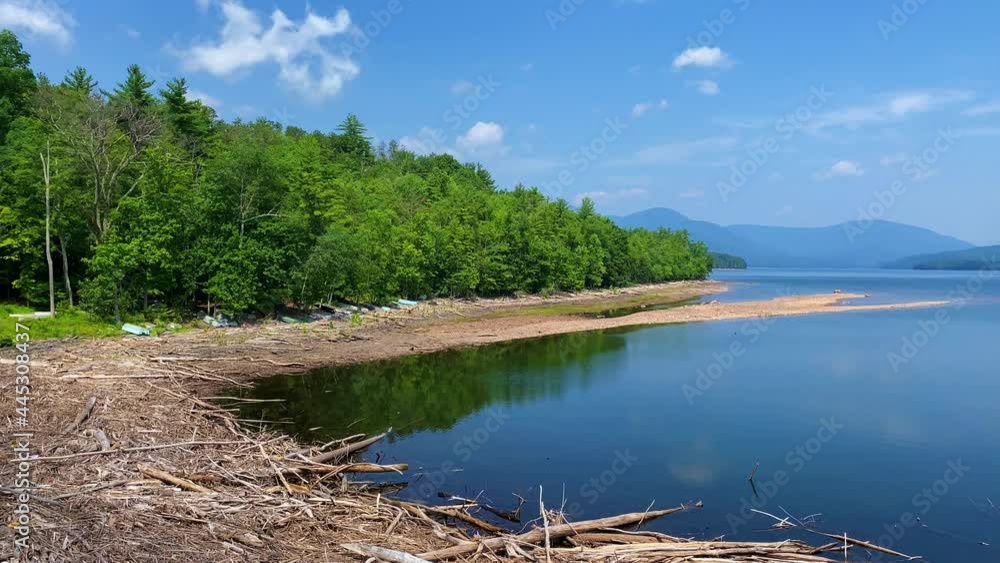 The Ashokan Reservoir in Ulster County New York, in the Catskill
