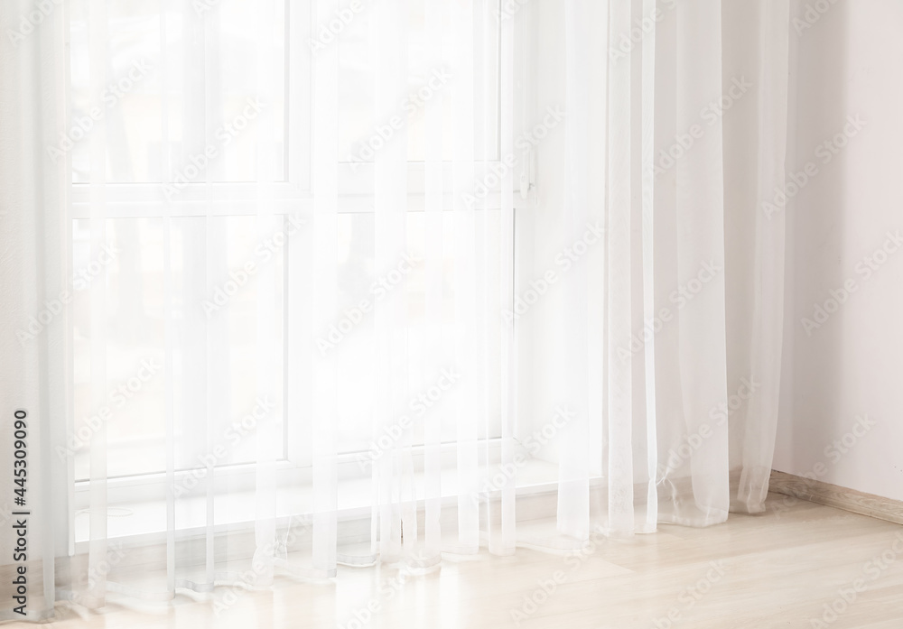 Light curtains in empty room Light curtains in empty room