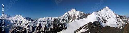 Caucasus, Ossetia. Genaldon gorge. Panorama of the Kazbek-Dzhimaray region. © Эдуард Манукянц