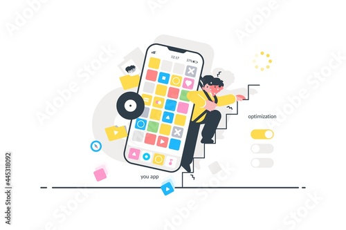 Heavy modern smartphone