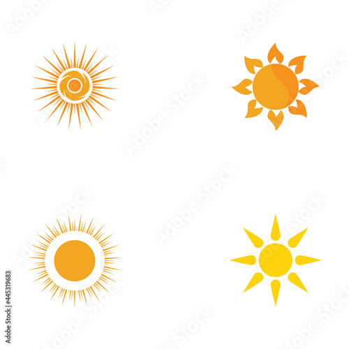 Sun Vector illustration Icon Logo Template design