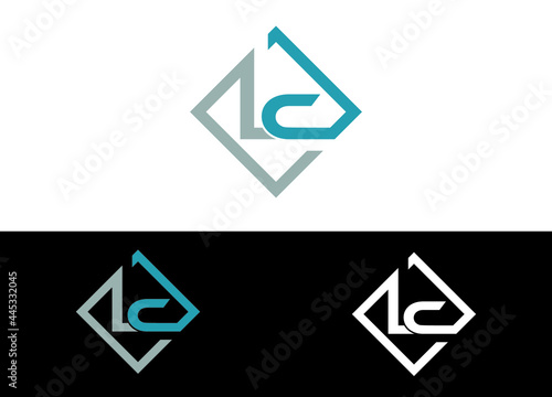 Free Download Initial Letter LC Logo or Icon Design Vector Image Template - GFXLoad